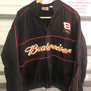 Vintage 90s dale Earnhardt Budweiser racing jacket